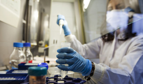 Female Scientist in Lab