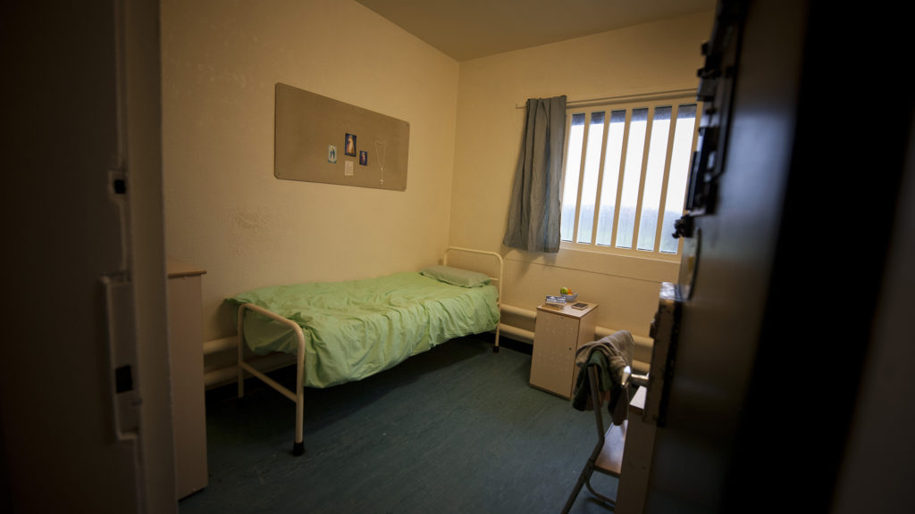 A room in a young offenders institution