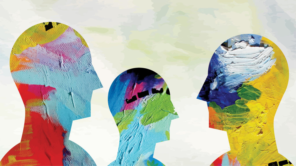 Artist impression of heads