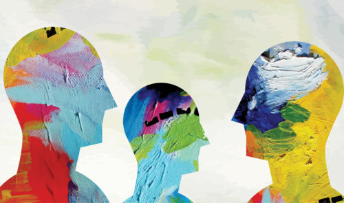 Artist impression of heads